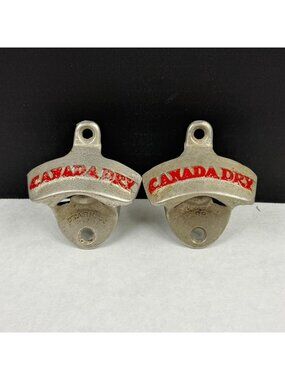 Vintage Starr X Canada Dry Wall Mount Bottle Opener Lot Of 2